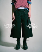[Dickies®︎ × CAMPHORWOOD] LAYERED BOXER CUT-OFF WIDE CHINO SHORTS 