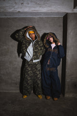 Tribal logo denim jacket 