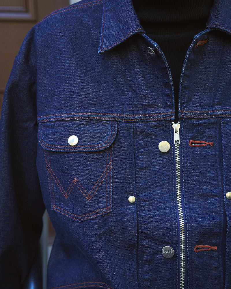 【 CamphorWood × Wrangler 】custom 2way trucker denim jacket 124MJ×24MJZ