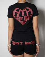 HEART LOGO APPLIQUE TEE