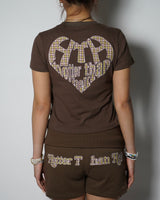 HEART LOGO APPLIQUE TEE