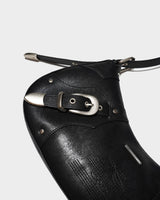 FAUX LEATHER BELT BUCKLE WESTERN BAG 