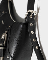 FAUX LEATHER BELT BUCKLE WESTERN BAG 