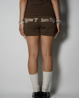 APPLIQUE LOGO SHORT PANTS
