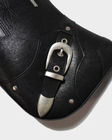 FAUX LEATHER BELT BUCKLE WESTERN BAG 