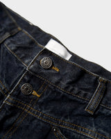 CRUSH FADE SIDE SEEM BOOTS CUT JEANS 