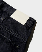 CRUSH FADE SIDE SEEM BOOTS CUT JEANS 