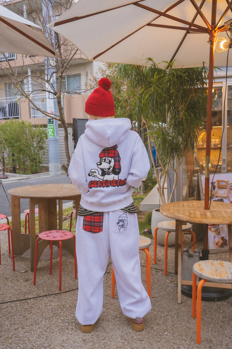 CMT ruler check sweat pants