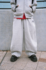 Volume baggy sweat pants
