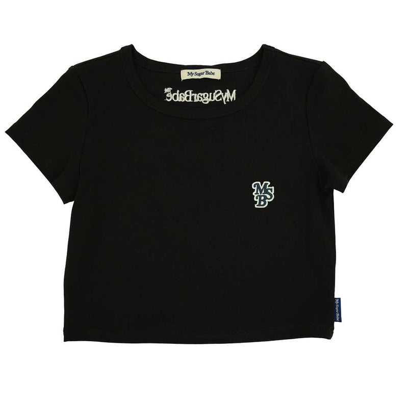 cropped logo  tee