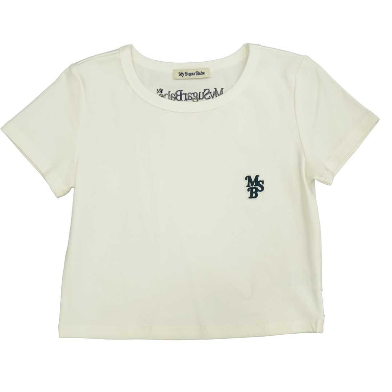 cropped logo  tee