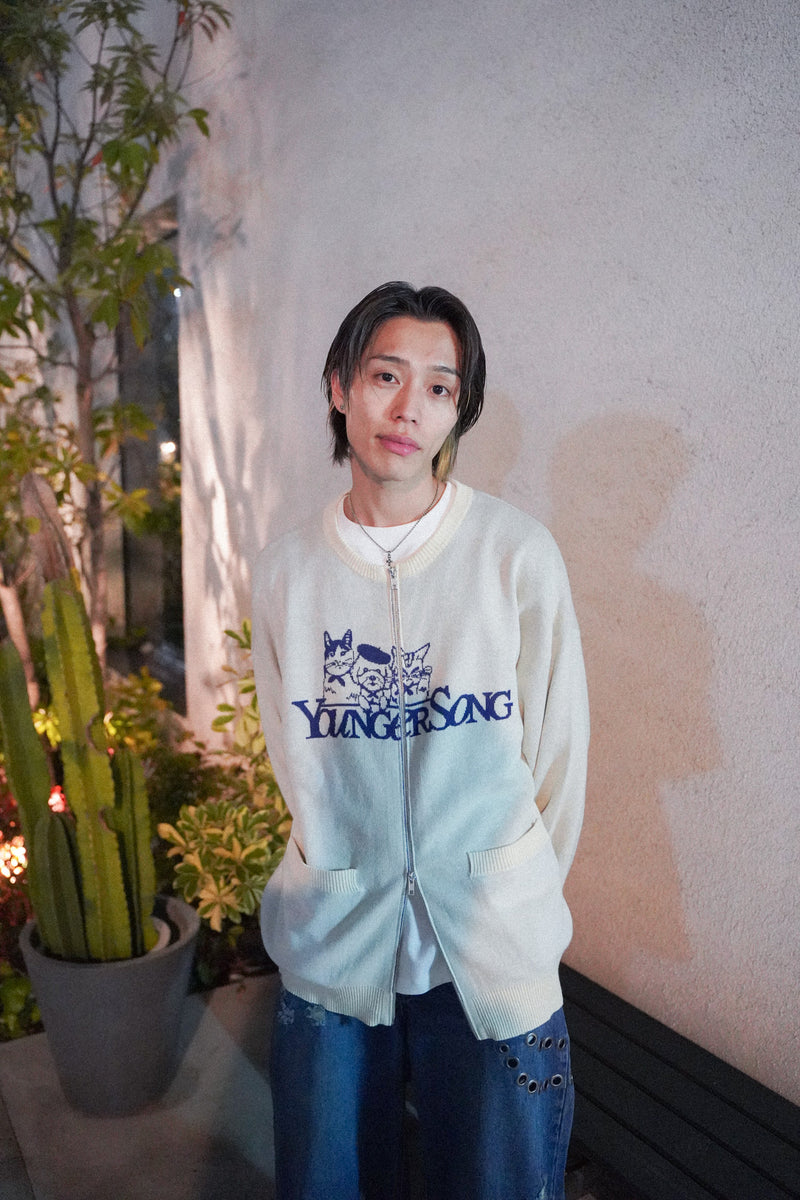 BEYOND CLOSET × Younger Song Zip cardigan