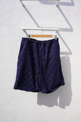 relaxed check shorts