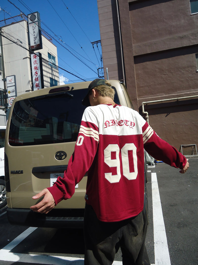 90 Numbering Hockey L/S Shirts