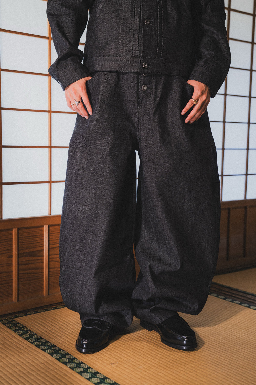Okayama Crafted Buggy Denim Pants – YZ 9090 Okayama Crafted Buggy Denim Pants