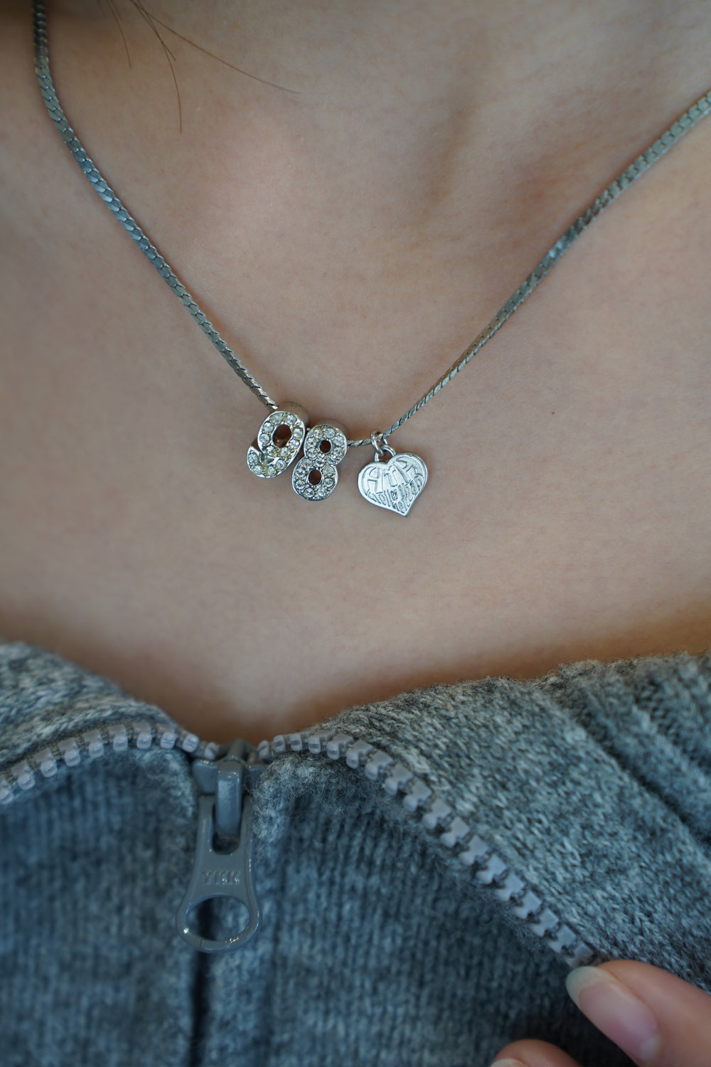 yoshiko0403⭐︎Numbering シルバートーン ネックレス yoshiko0403⭐︎Numbering シルバートーン ネックレス yoshiko0403様