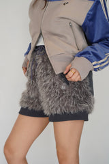 volume fur short pants