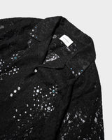 FLOWER BIJOU SHEER H/S 셔츠 