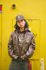 Boxy ruler vivid hoodie 