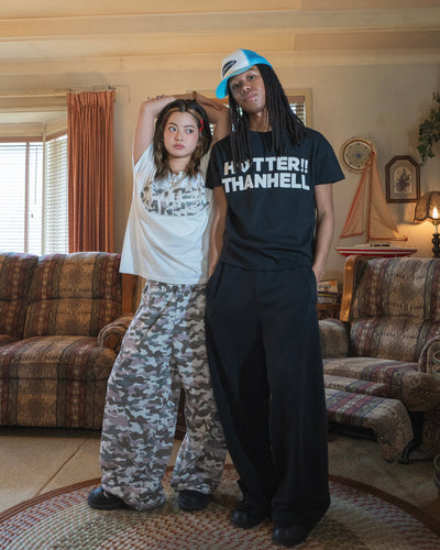 DOUBLE WAIST SWEAT PANTS 