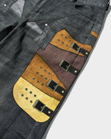 PISTOL HOLSTER COWBOY PRINT DENIM 