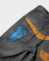 PISTOL HOLSTER COWBOY PRINT DENIM 