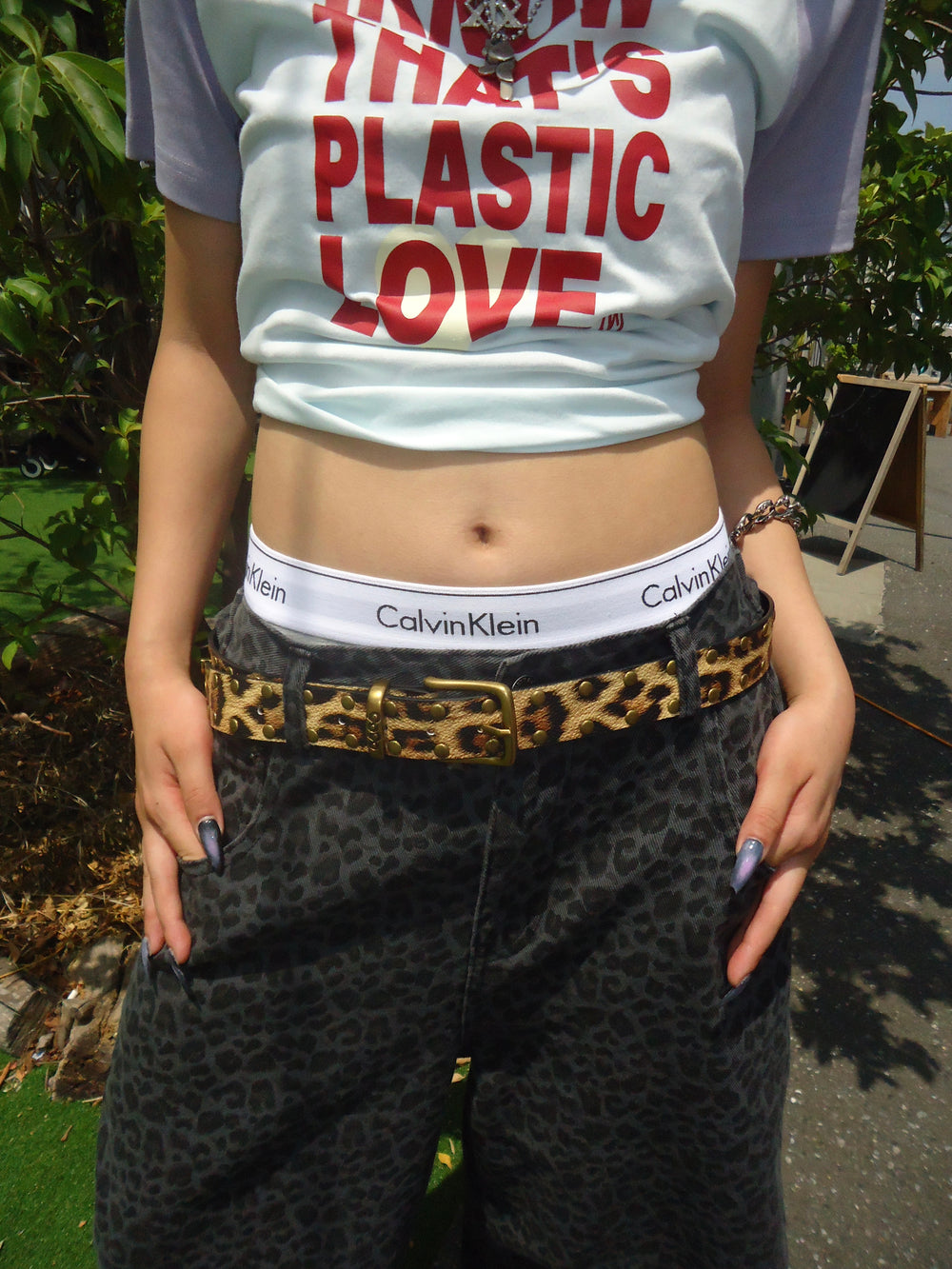 小物 9090 Assort Studs Belt yellow Leopard 9090 Assort Studs Belt yellow Leopard - メルカリ