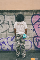 Tribal logo gradation tee