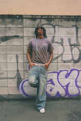 Tribal logo gradation tee