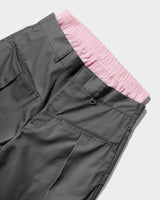 [Dickies®︎ × CAMPHORWOOD] LAYERED BOXER CUT-OFF WIDE CHINO SHORTS 
