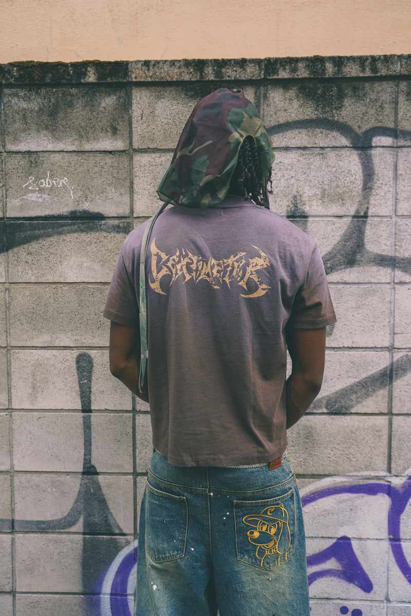 Tribal logo gradation tee