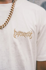 Tribal logo gradation tee