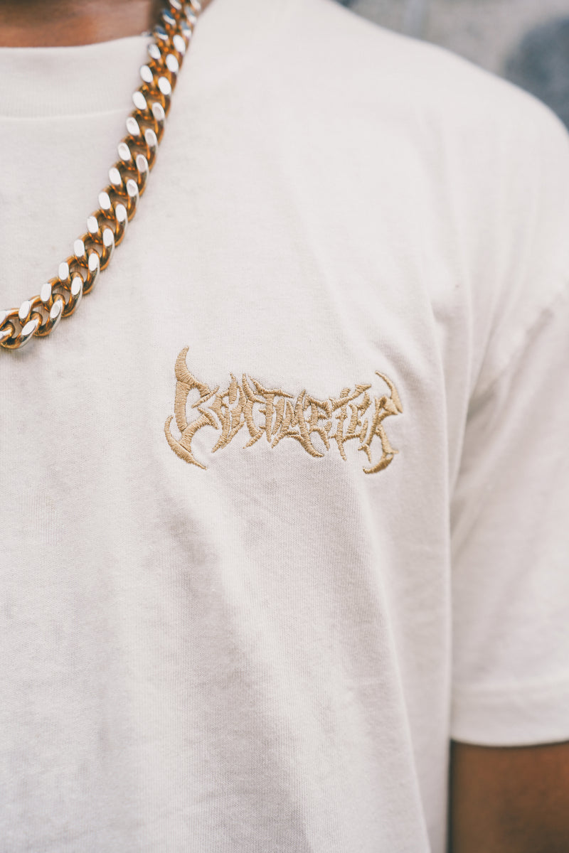 Tribal logo gradation tee