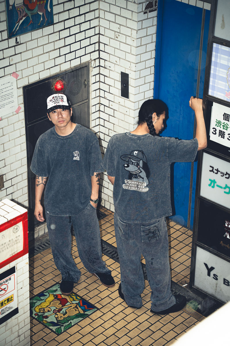 savage club × centimeter pigment sweat pants