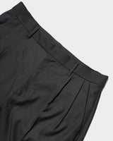 Cut-off layered slacks shorts 