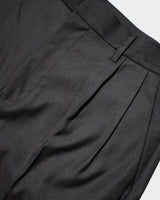 Cut-off layered slacks shorts 