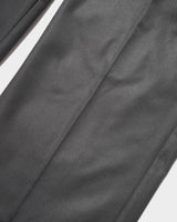PRESSED POLYESTER FLARE SLACKS 