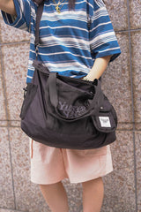 YS Mesh pocket shoulder bag