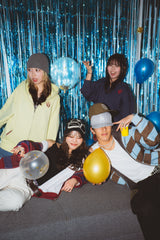 Boxy ruler assorted zip hoodie