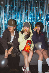 Boxy ruler assorted zip hoodie