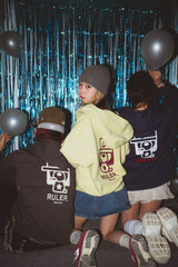 Boxy ruler assorted zip hoodie