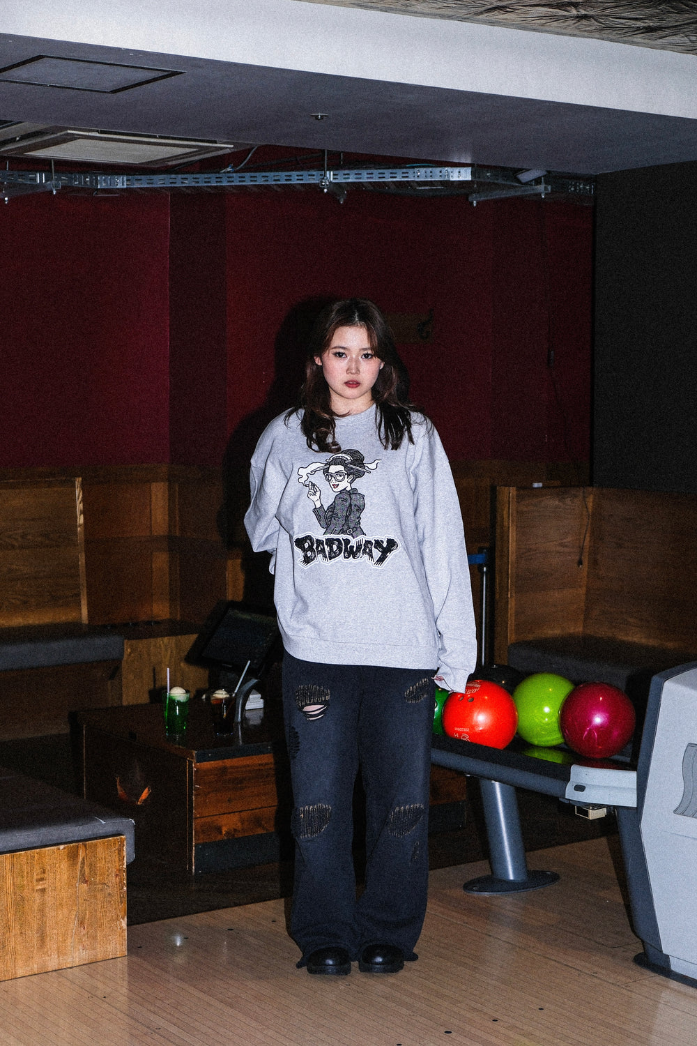 BADWAY × BEY graphic sweat – YZ