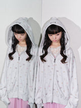 twins Room Zip Hoodie 