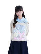 2-Way Reversible Dot Windbreaker