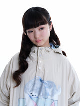 2-Way Reversible Dot Windbreaker