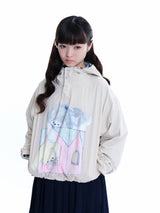 2-Way Reversible Dot Windbreaker