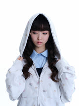 twins Room Zip Hoodie 