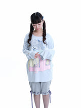 twins room graphic L/S Tee 