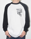 Genzai 콜라주 Raglan LS Tee