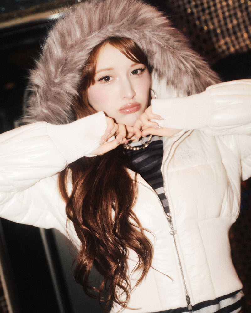 Fur Hooded Puffer Jacket 